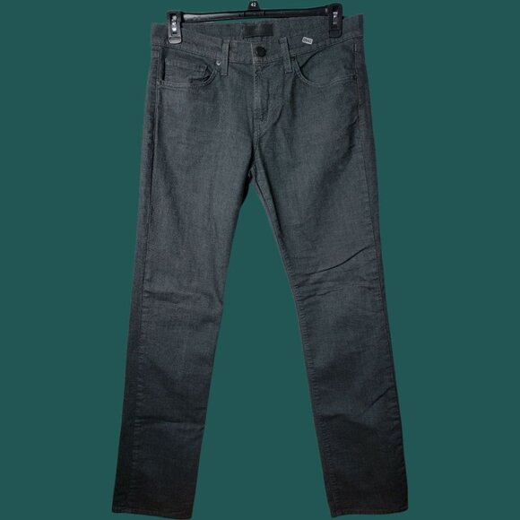 J Brand Kane Straight Fit -Leg Mens Dark Wash Denim Jeans Dark Gray 33 - Picture 4 of 16